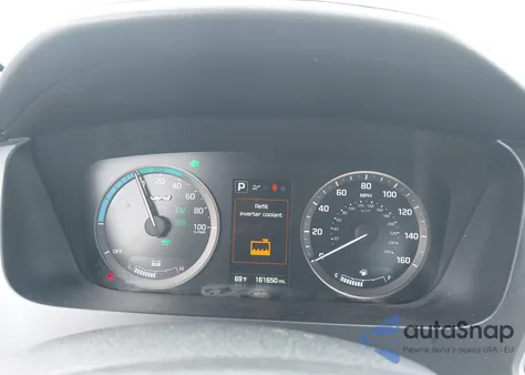 2016 Hyundai Sonata Hybrid Se z USA, uszkodzony, nr VIN KMHE24L17GA019012